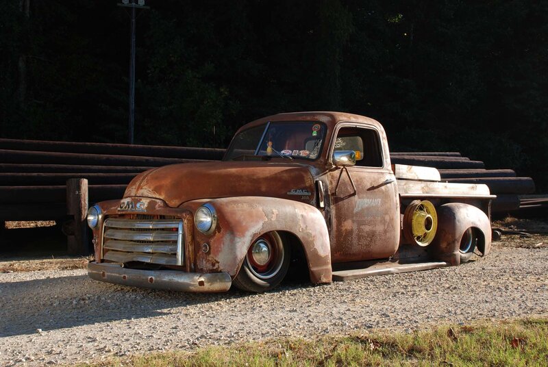 Rusty Vintage Pickup Truck — Brown, Dramatic