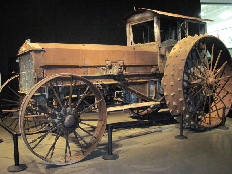 Rusty Vintage Tractor — Brown