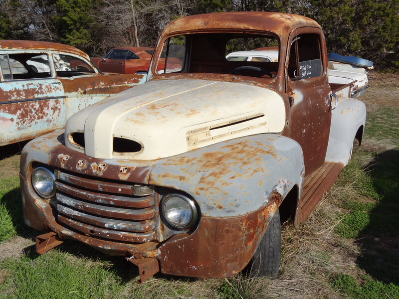 Rusty Vintage Truck — Brown, Decayed, Afternoon
