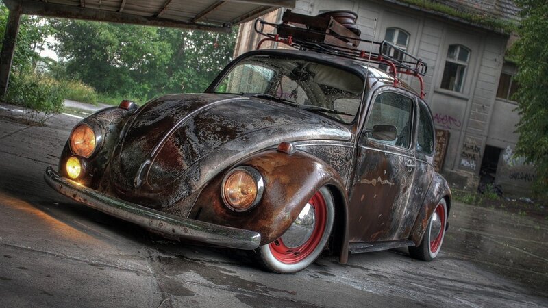 Rusty Volkswagen Beetle