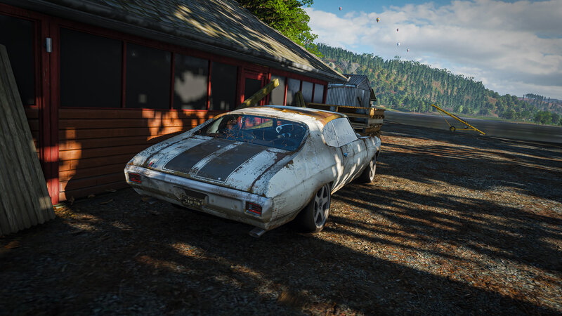 Rusty White Car