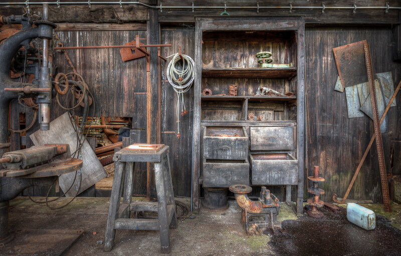 Rusty Workshop Interior