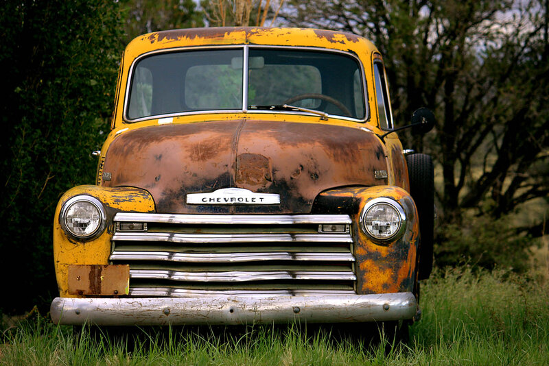 Rusty Yellow Truck