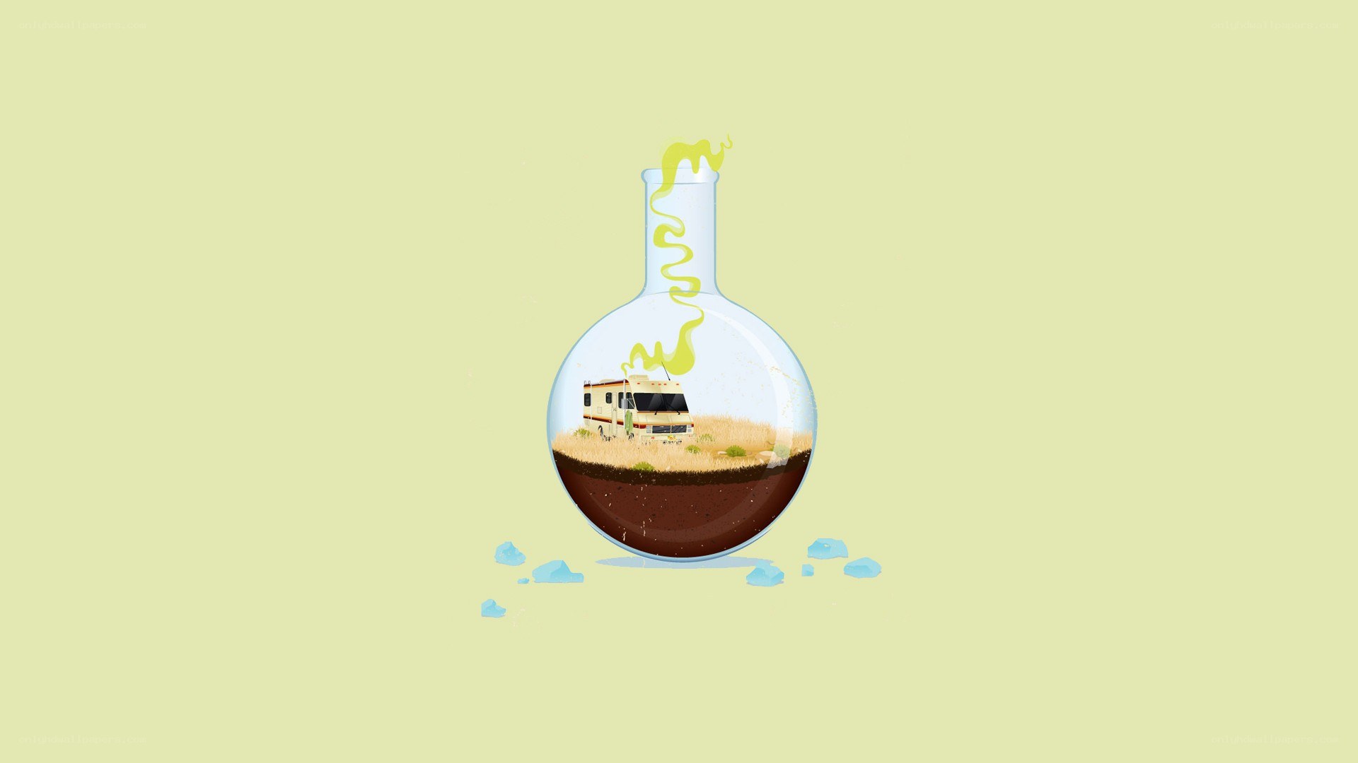 RV in a flask terrarium
