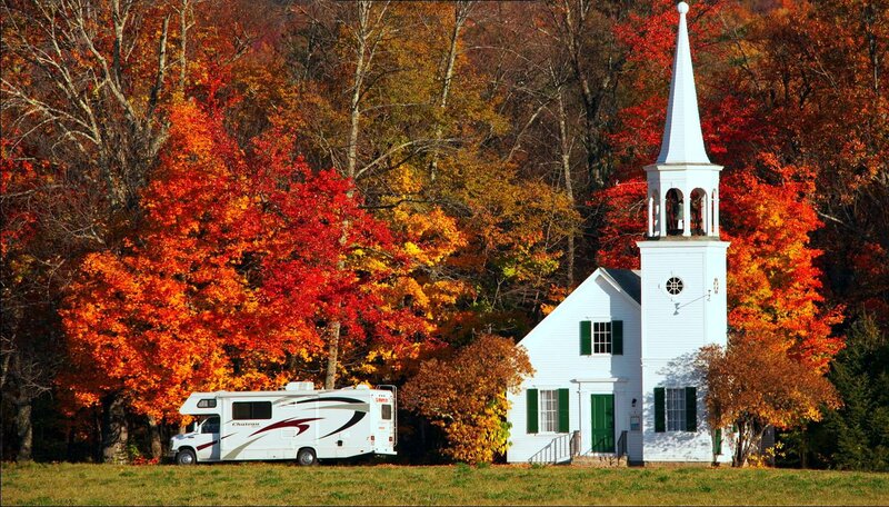 Rv Parked Near Church