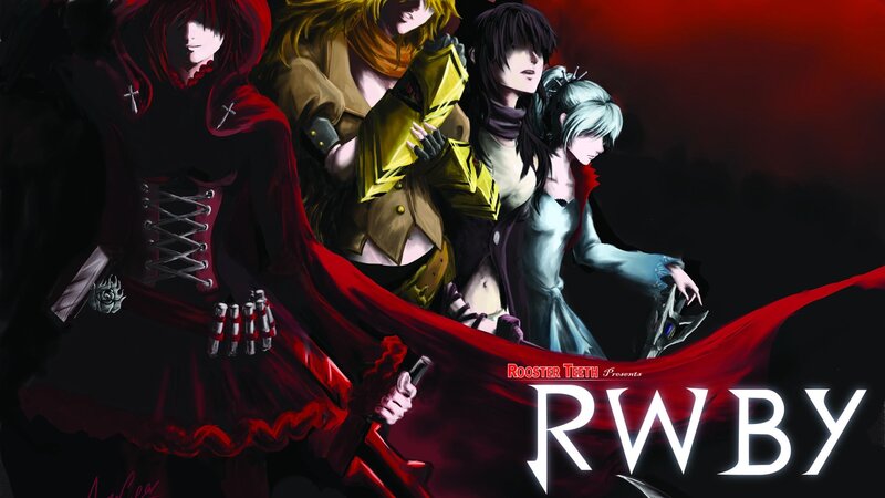 RWBY anime characters artwork