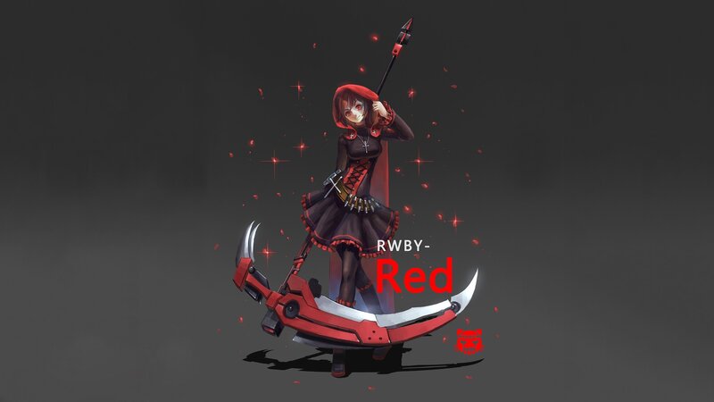 RWBY Red character art