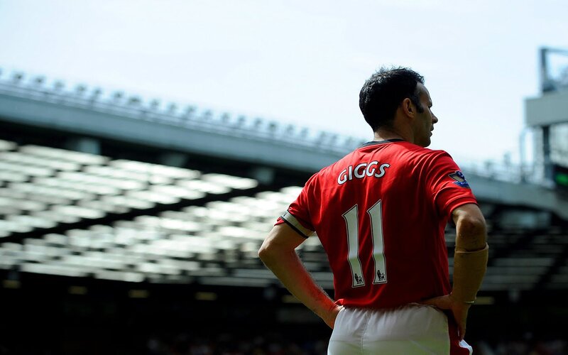 Ryan Giggs on the pitch