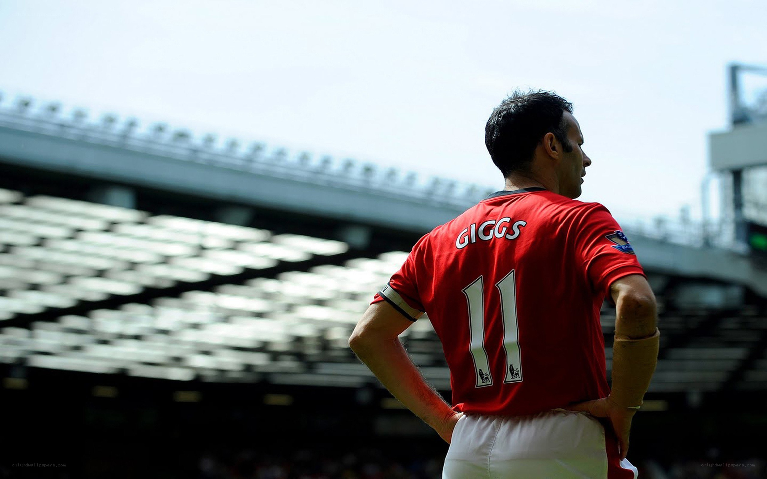 Ryan Giggs on the pitch