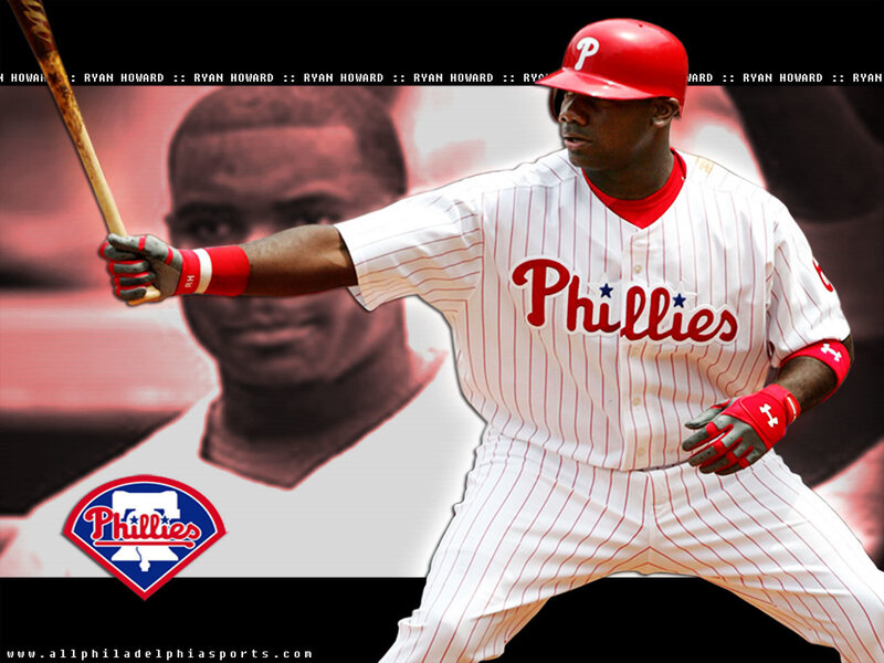 Ryan Howard batting for Phillies