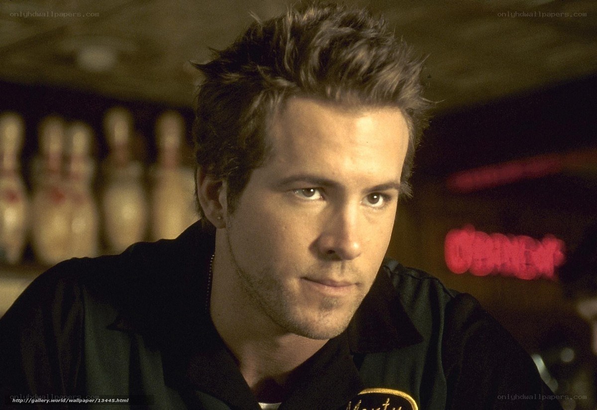 Ryan Reynolds at a bowling alley