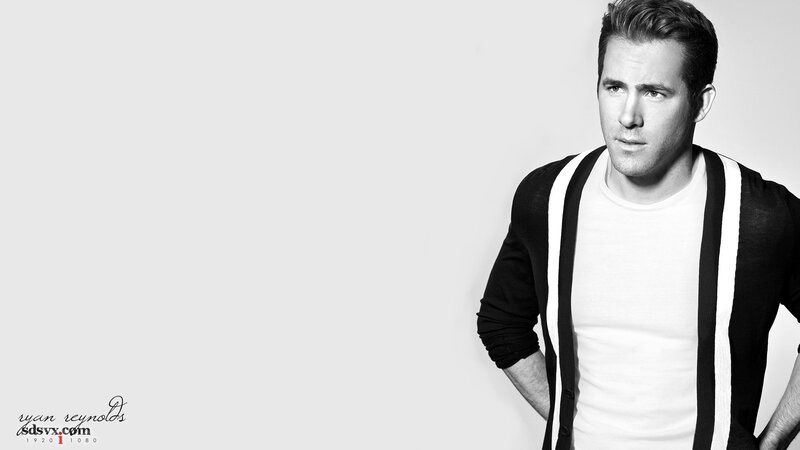 Ryan Reynolds in Black and White — Serious