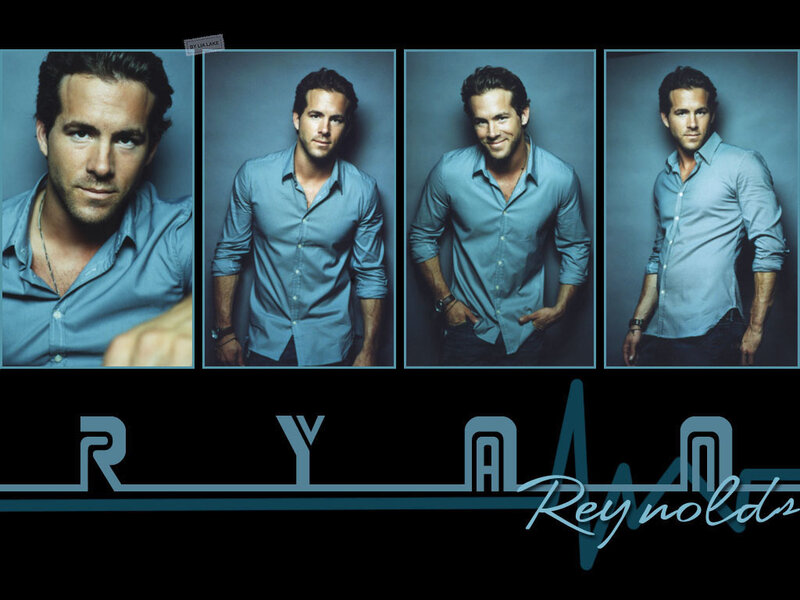Ryan Reynolds in Blue Shirt
