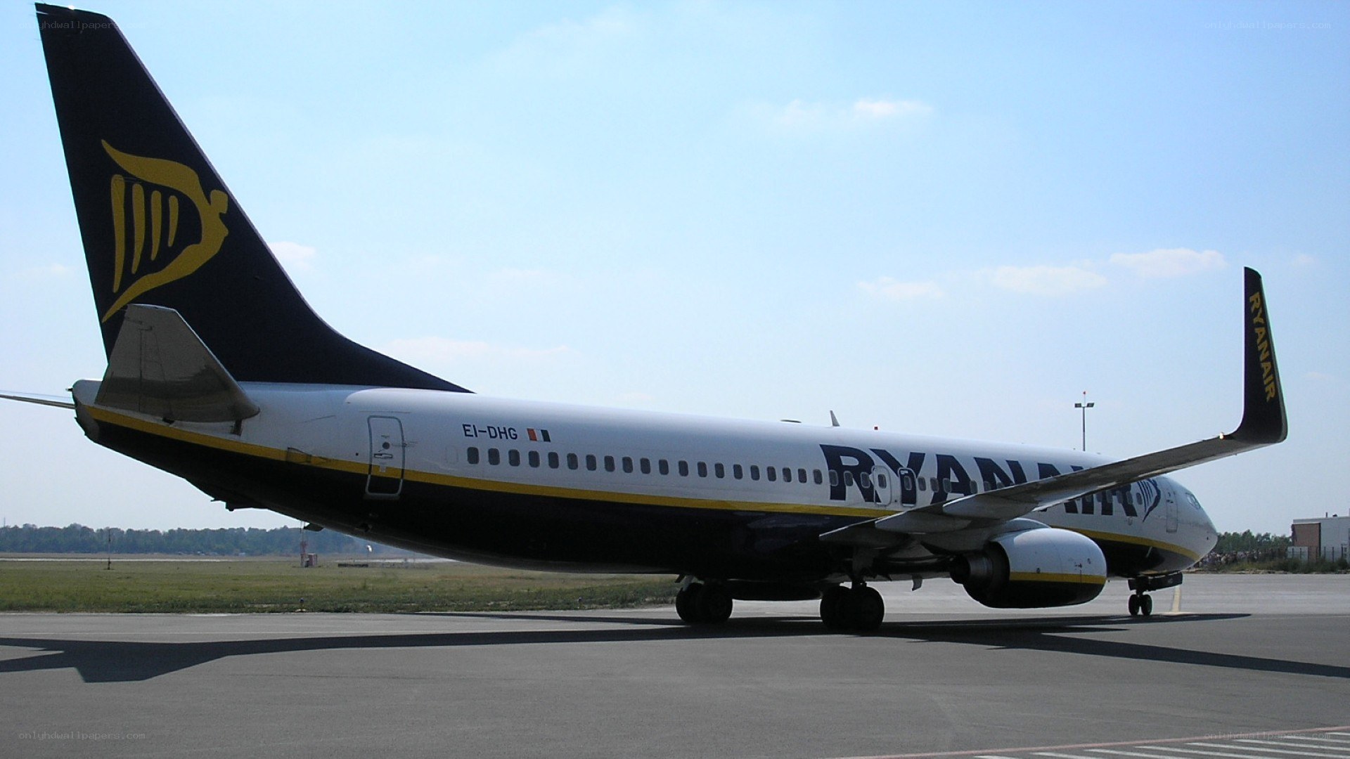 Ryanair airplane on tarmac