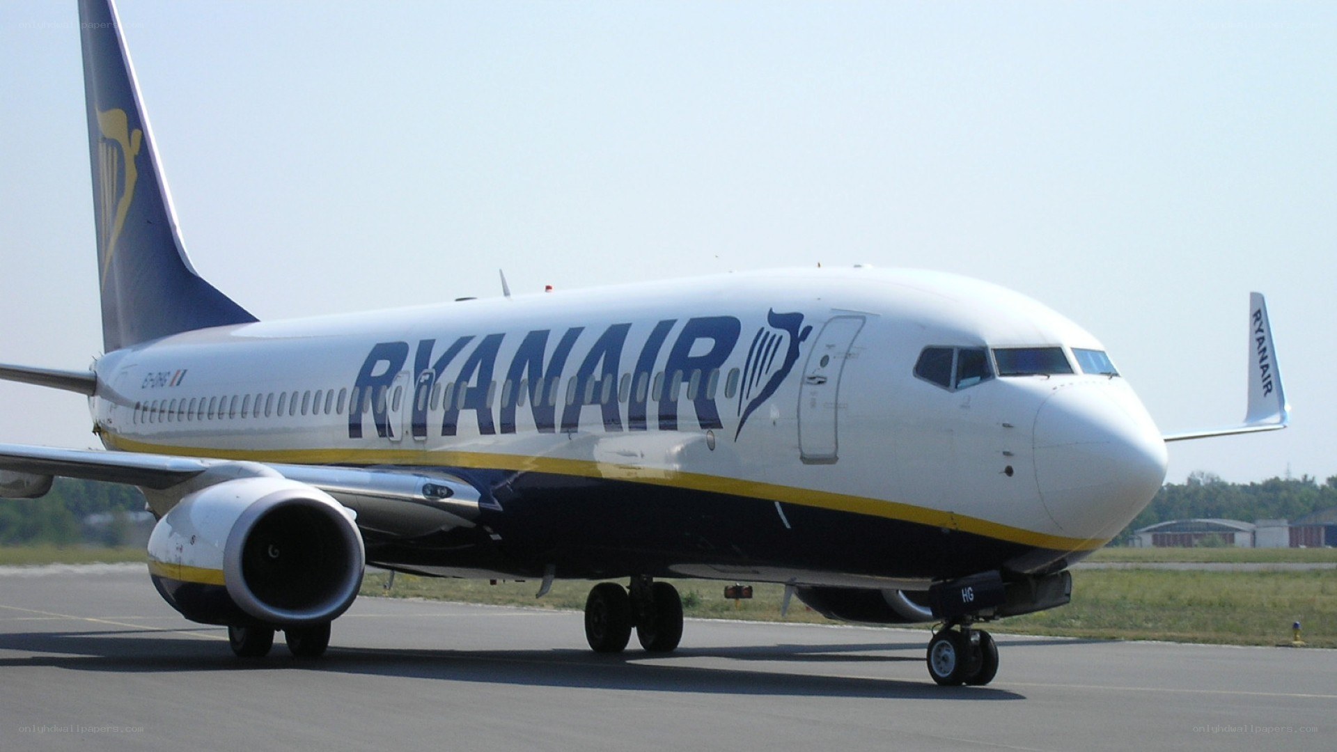 Ryanair airplane on tarmac