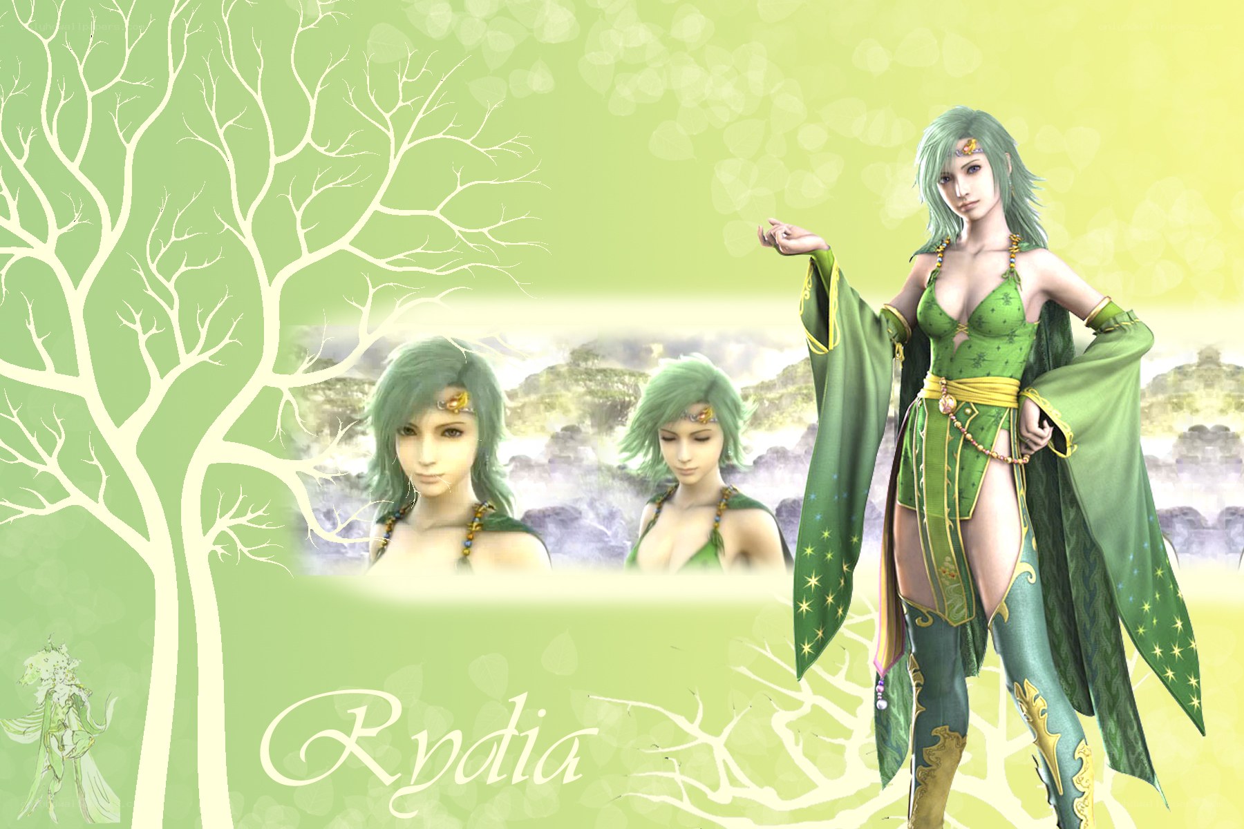 Rydia character art