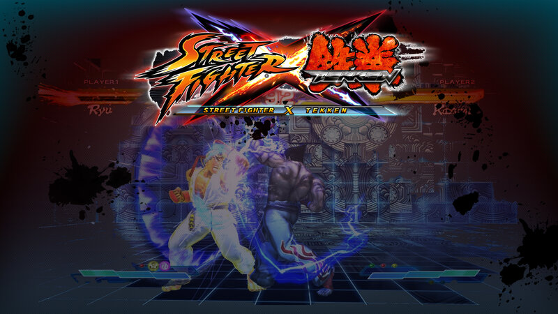 Ryu and Kazuya Fighting