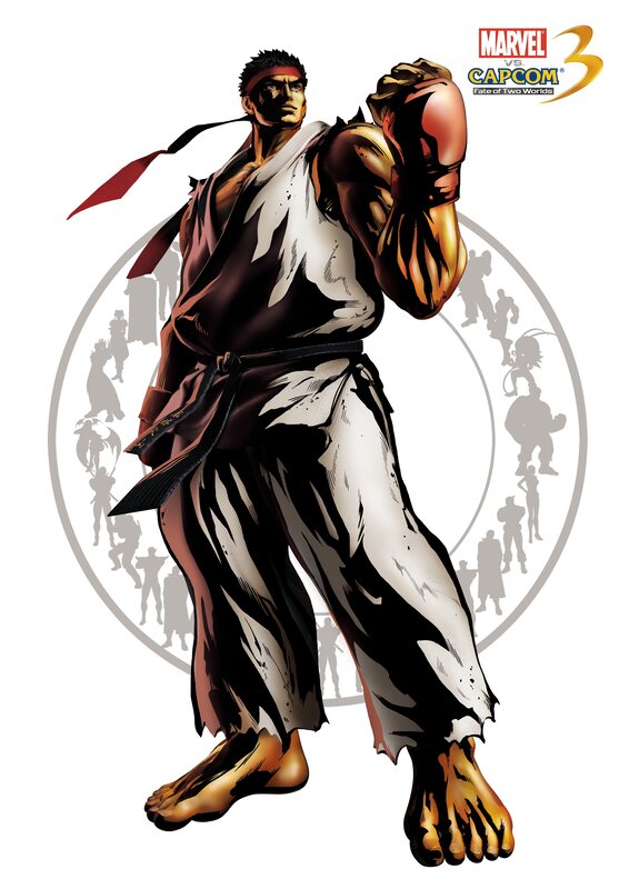 Ryu from Marvel vs. Capcom 3