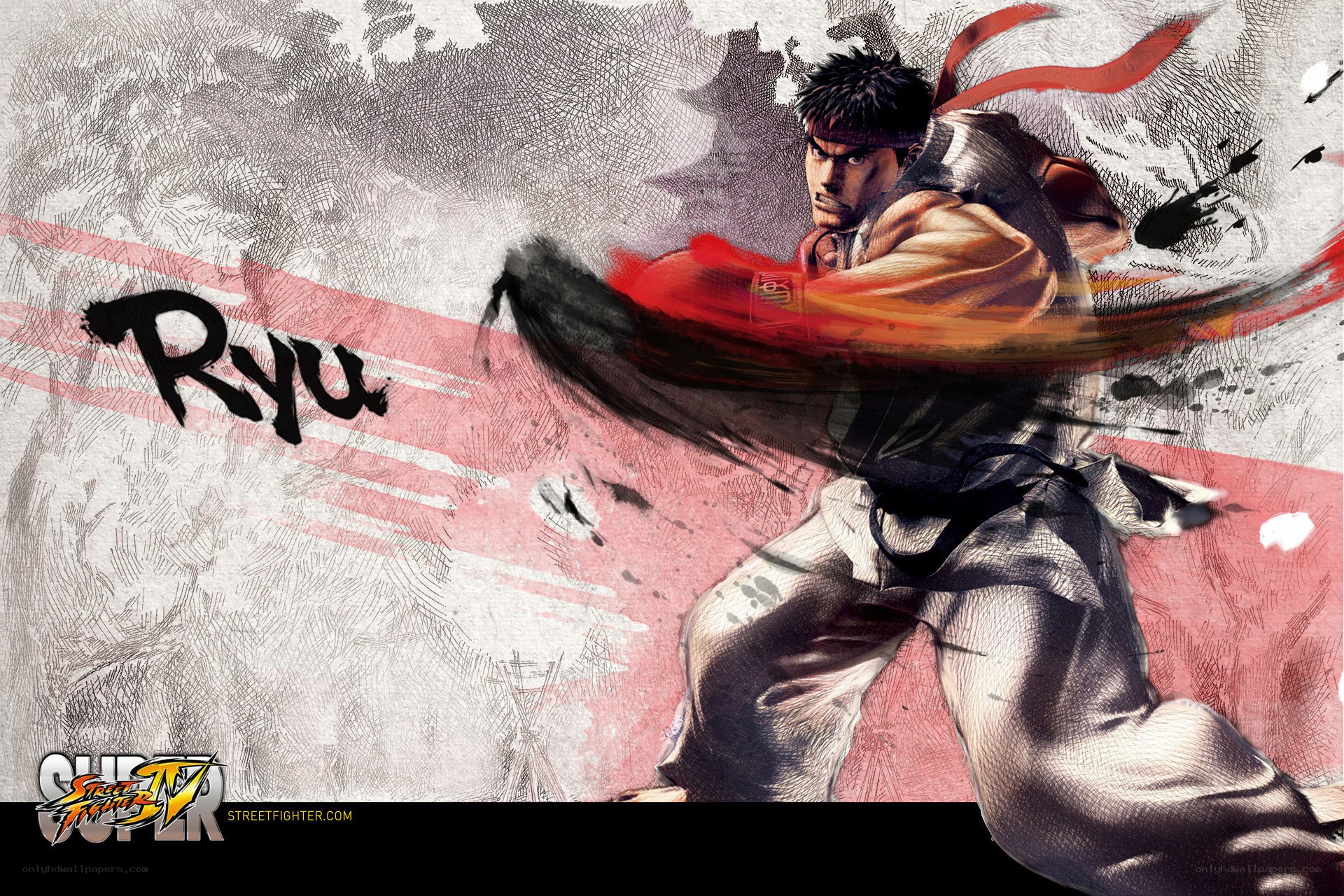 Ryu in action from Street Fighter IV