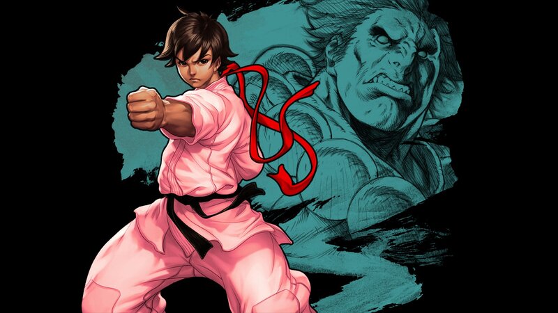 Ryu in fighting stance