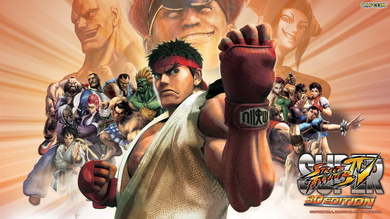 Ryu in Fighting Stance — Orange