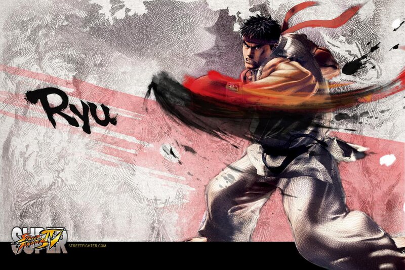 Ryu in Martial Arts Pose