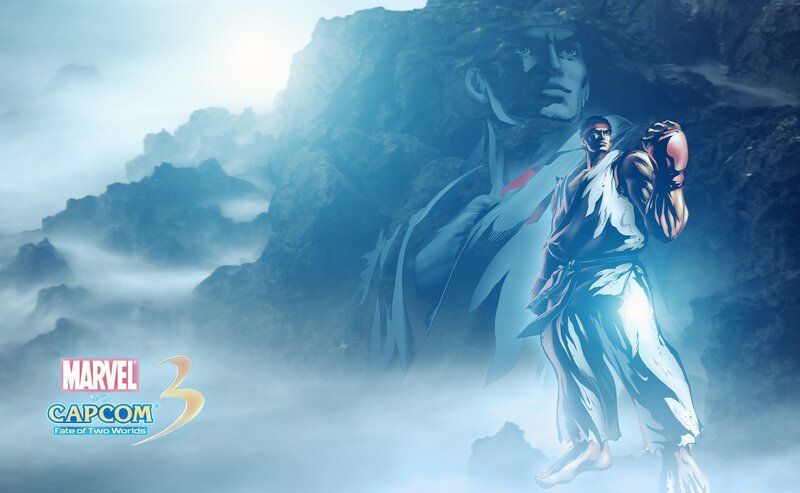 Ryu in misty mountains