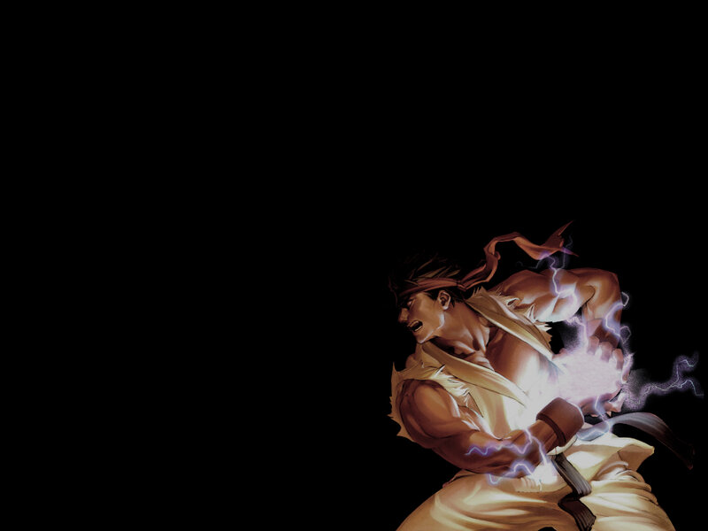 Ryu performing a Hadouken