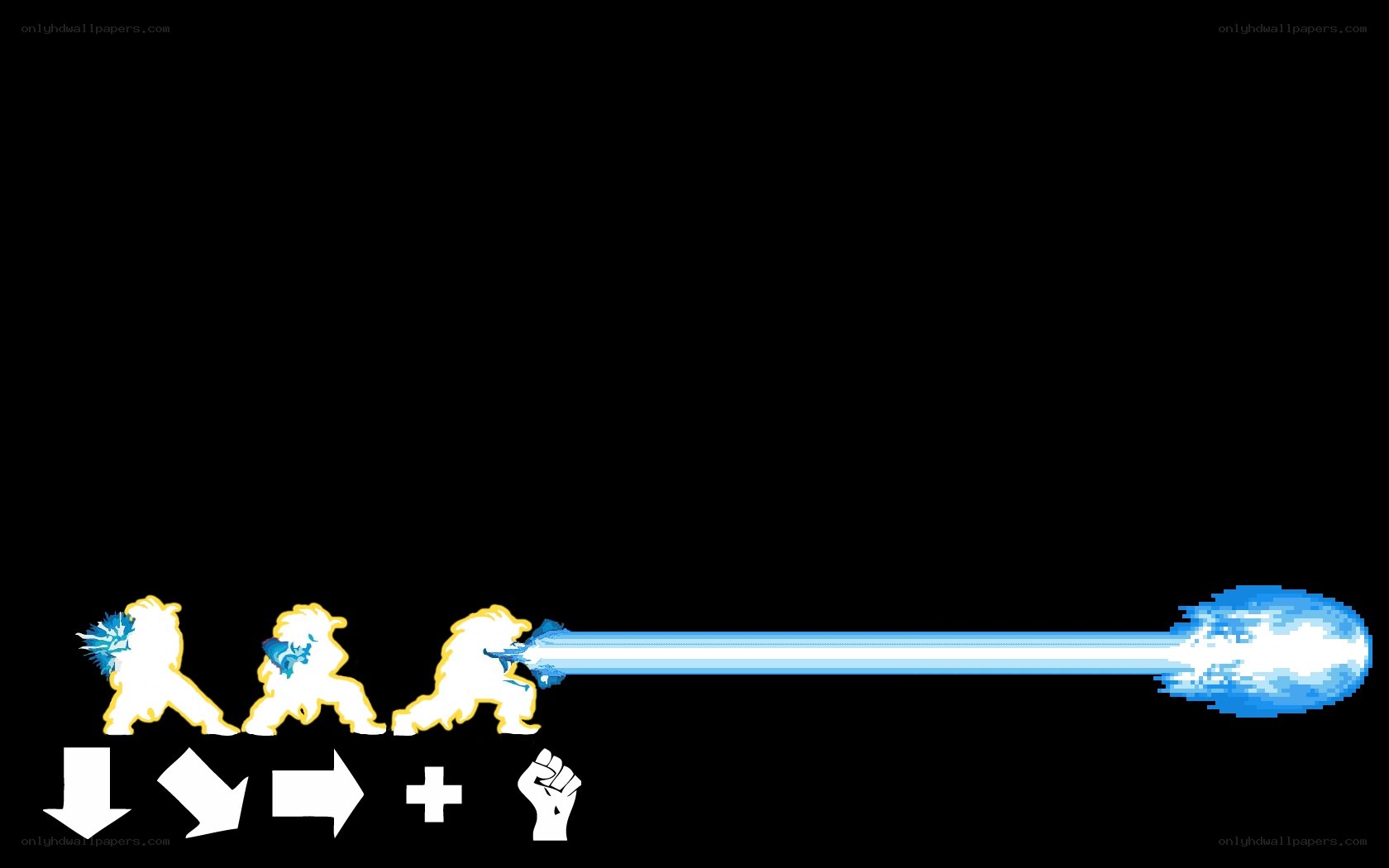 Ryu's Hadouken move