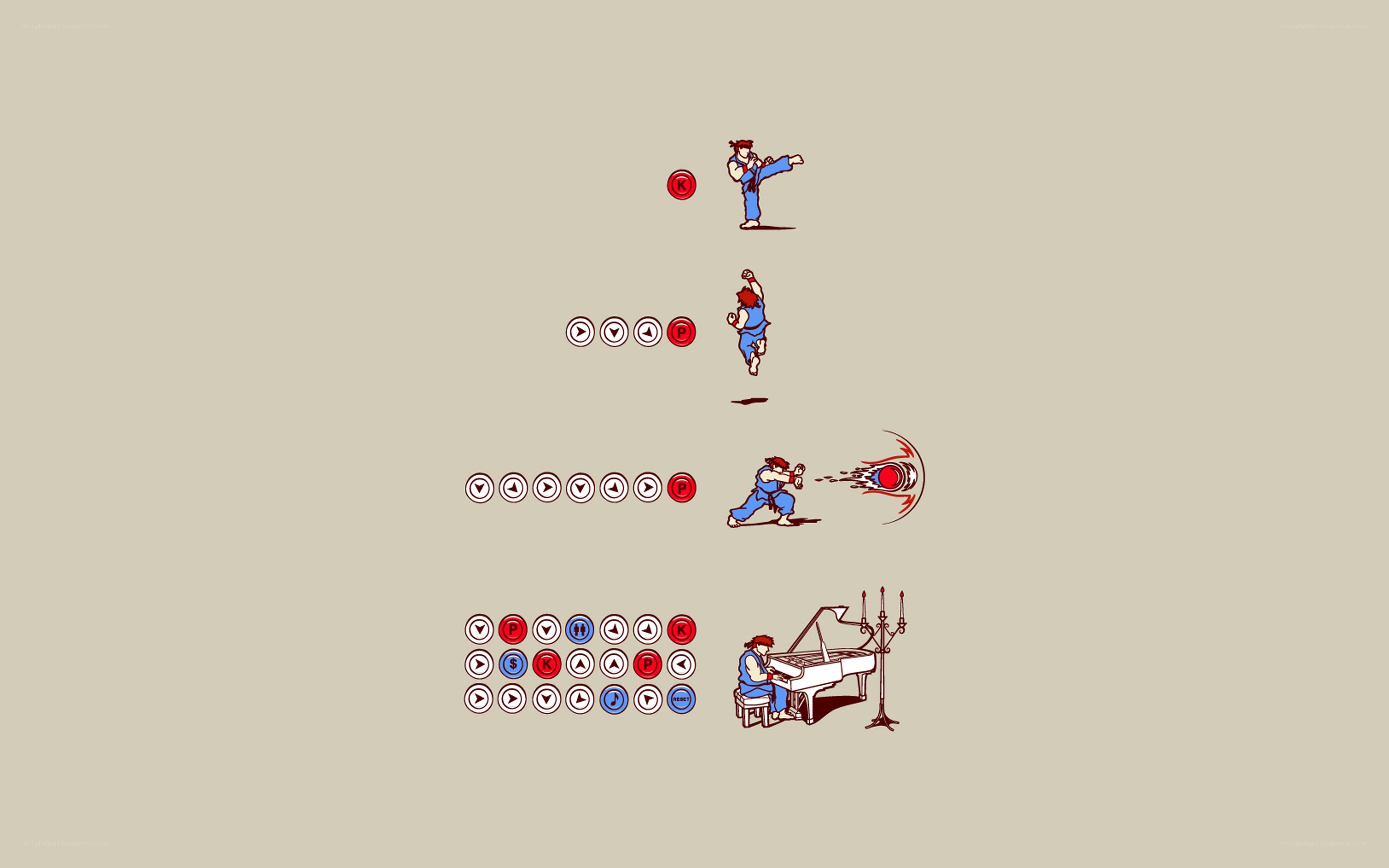 Ryu's special moves sequence