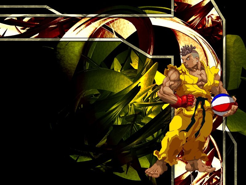 Ryu with beach ball