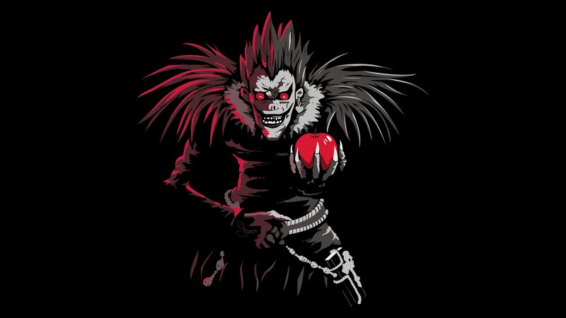 Ryuk Holding an Apple