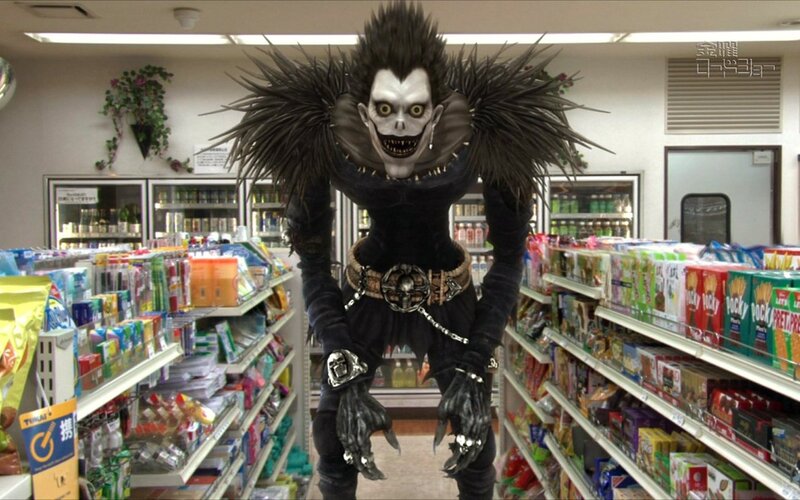 Ryuk in a Convenience Store — Black, Creepy