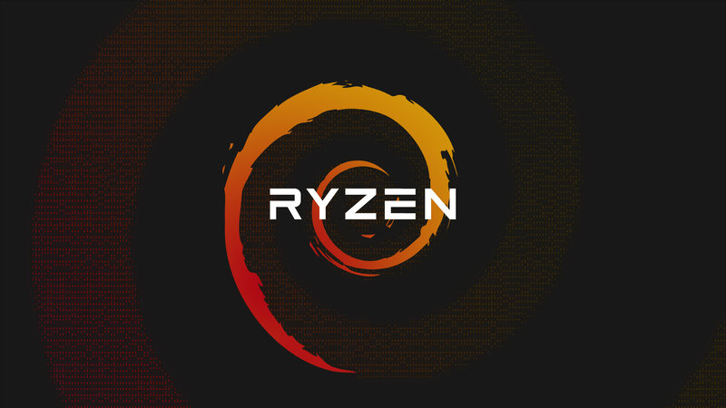 Ryzen Logo — Black, Modern