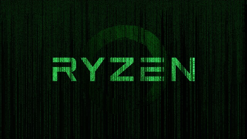 Ryzen Logo on Digital Background