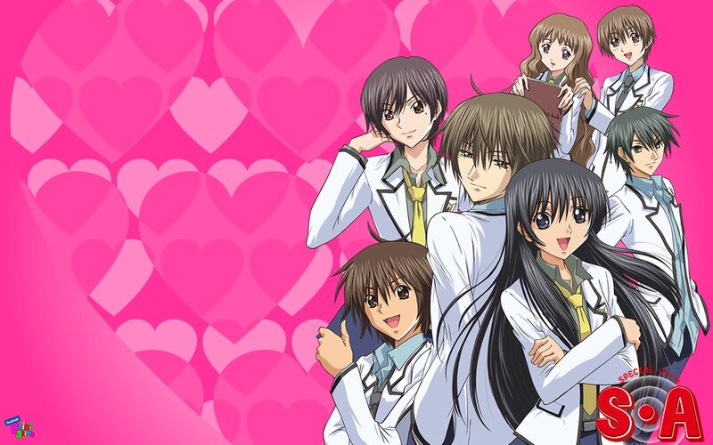 S.A. anime character group