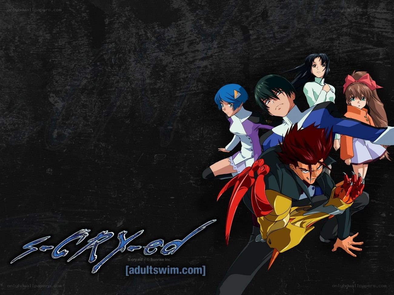 S-CRY-ed anime character group