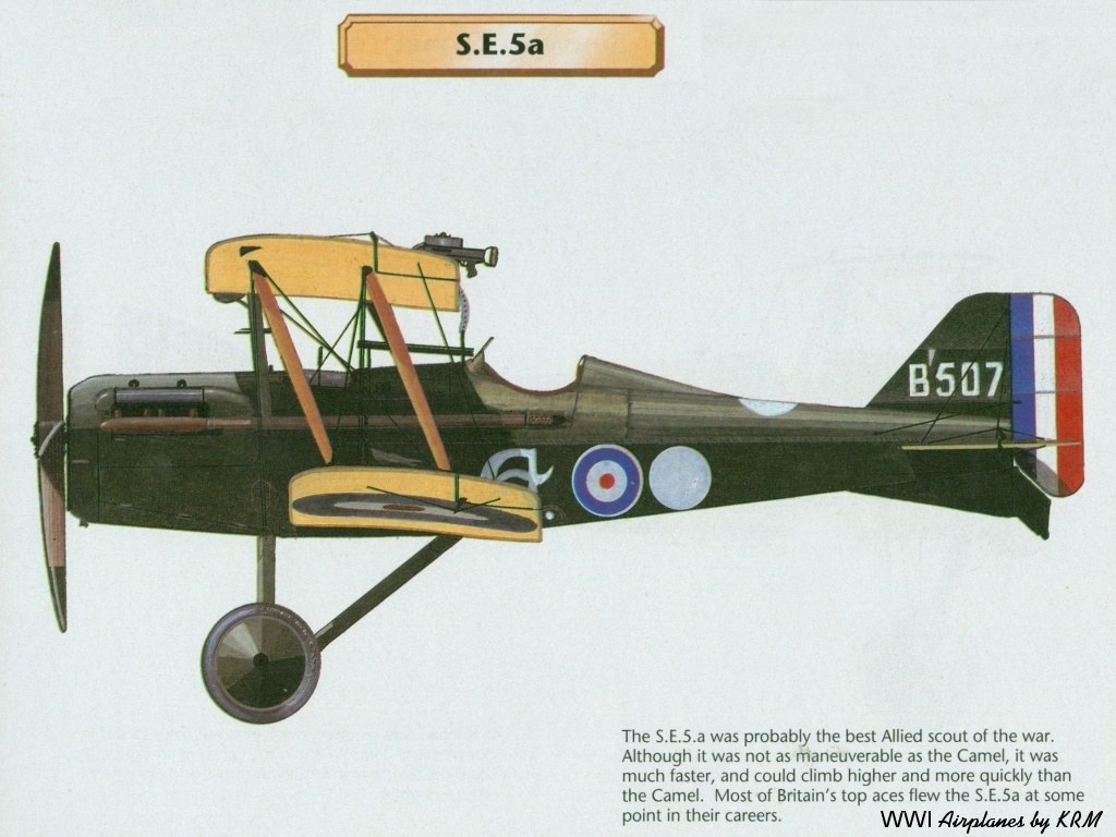 S.E.5a fighter aircraft