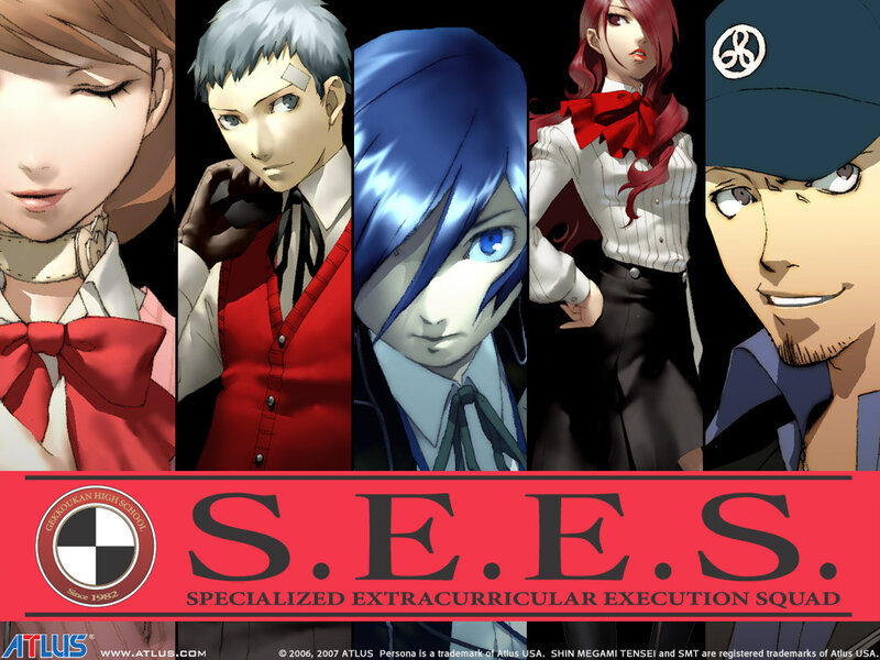 S.E.E.S. character lineup
