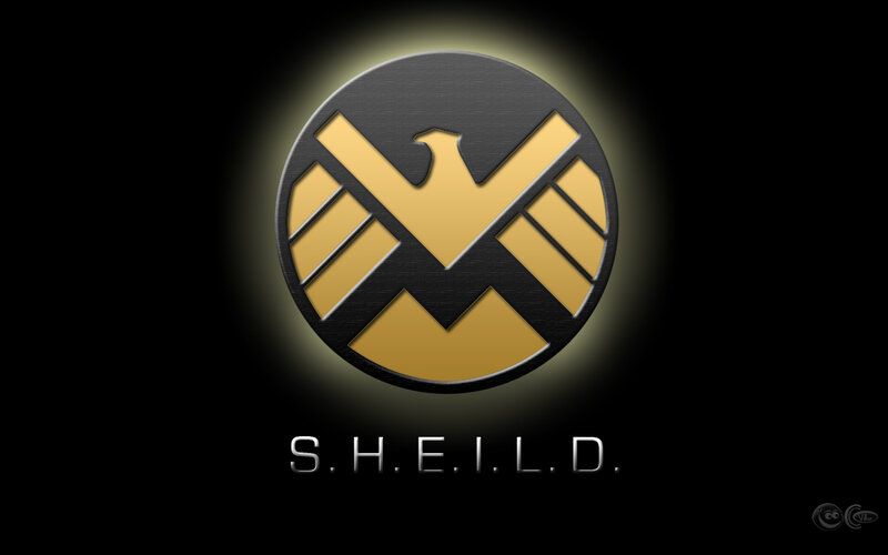 S.H.I.E.L.D. Logo — Black, Dramatic