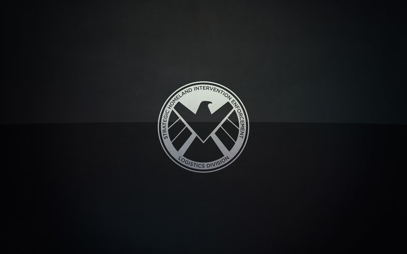 S.H.I.E.L.D. Logo — Black, Serious