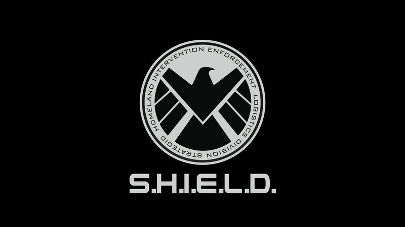S.H.I.E.L.D. Logo — Black, Serious, Vector Art, Text, White