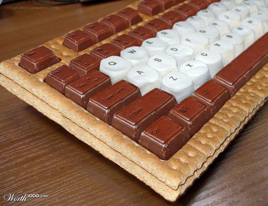 s'mores keyboard dessert