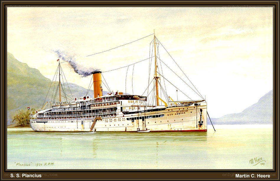 S.S. Plancius ship illustration