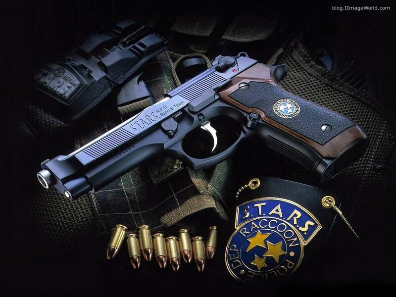 S.T.A.R.S. handgun and gear