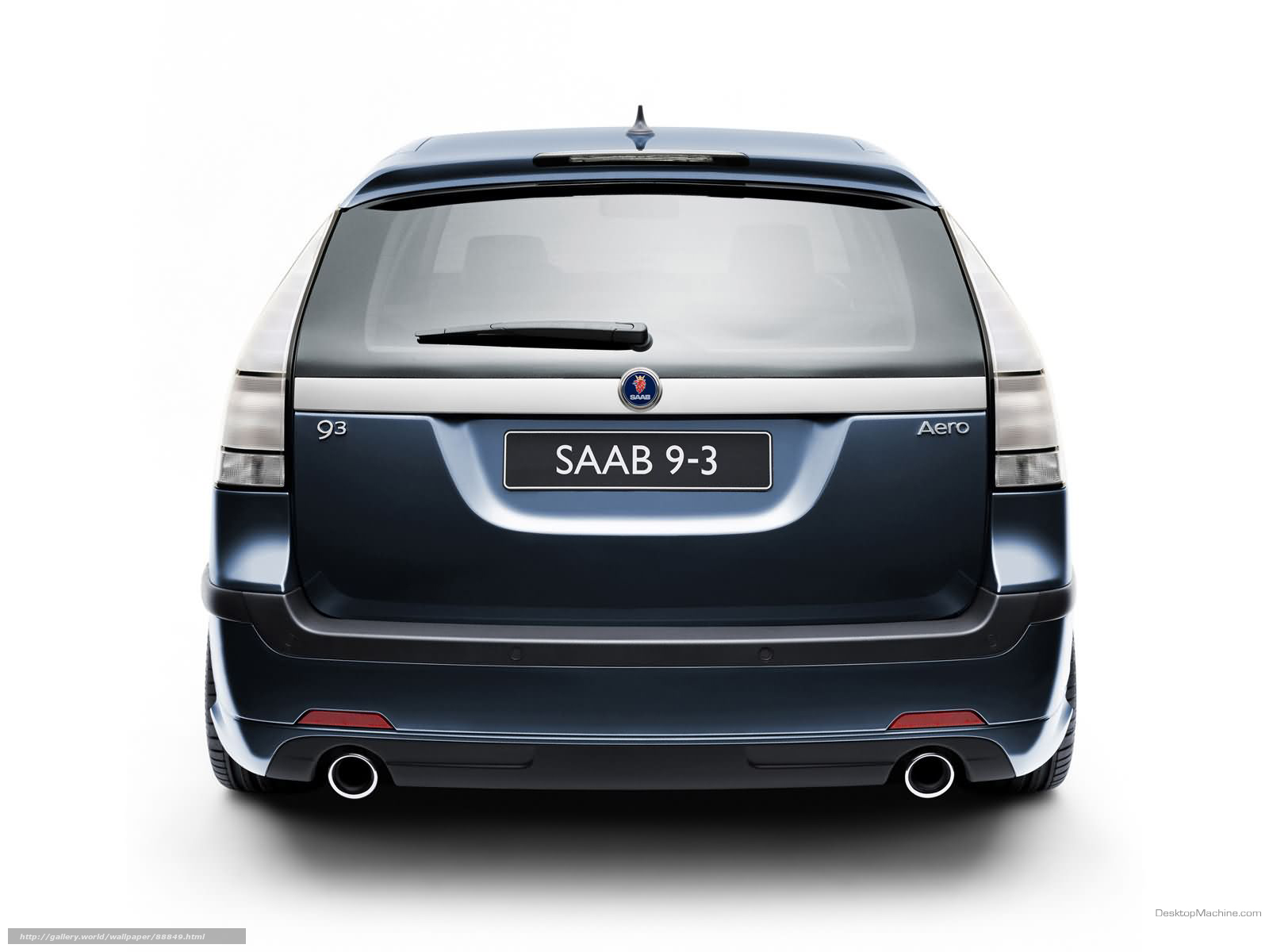 Saab 9-3 Aero rear view