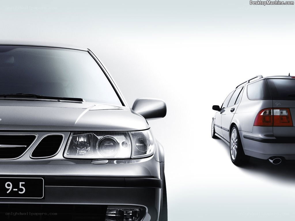 Saab 9-5 car advertisement