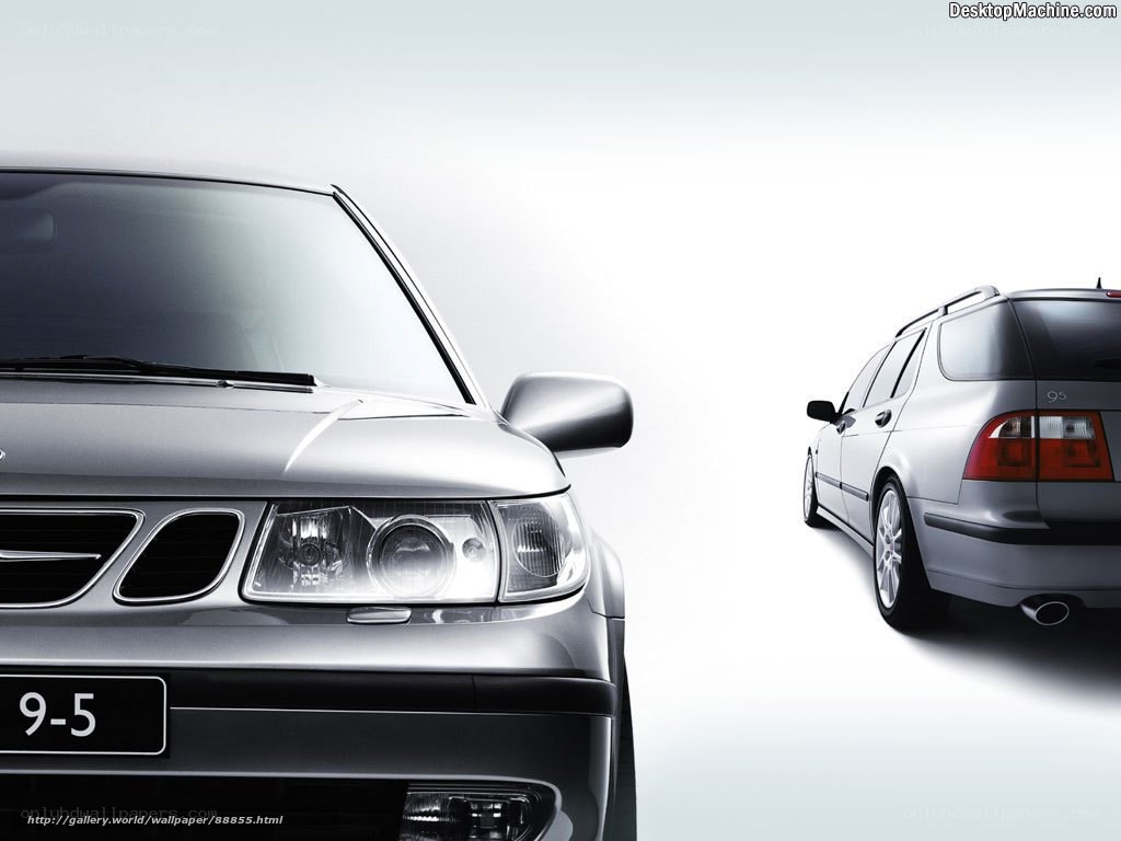 Saab 9-5 car advertisement
