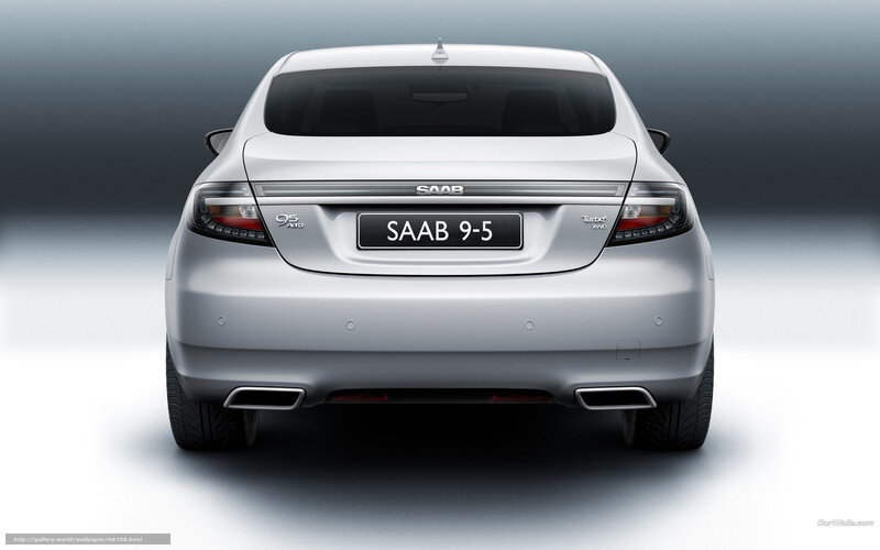 Saab 9-5 rear view