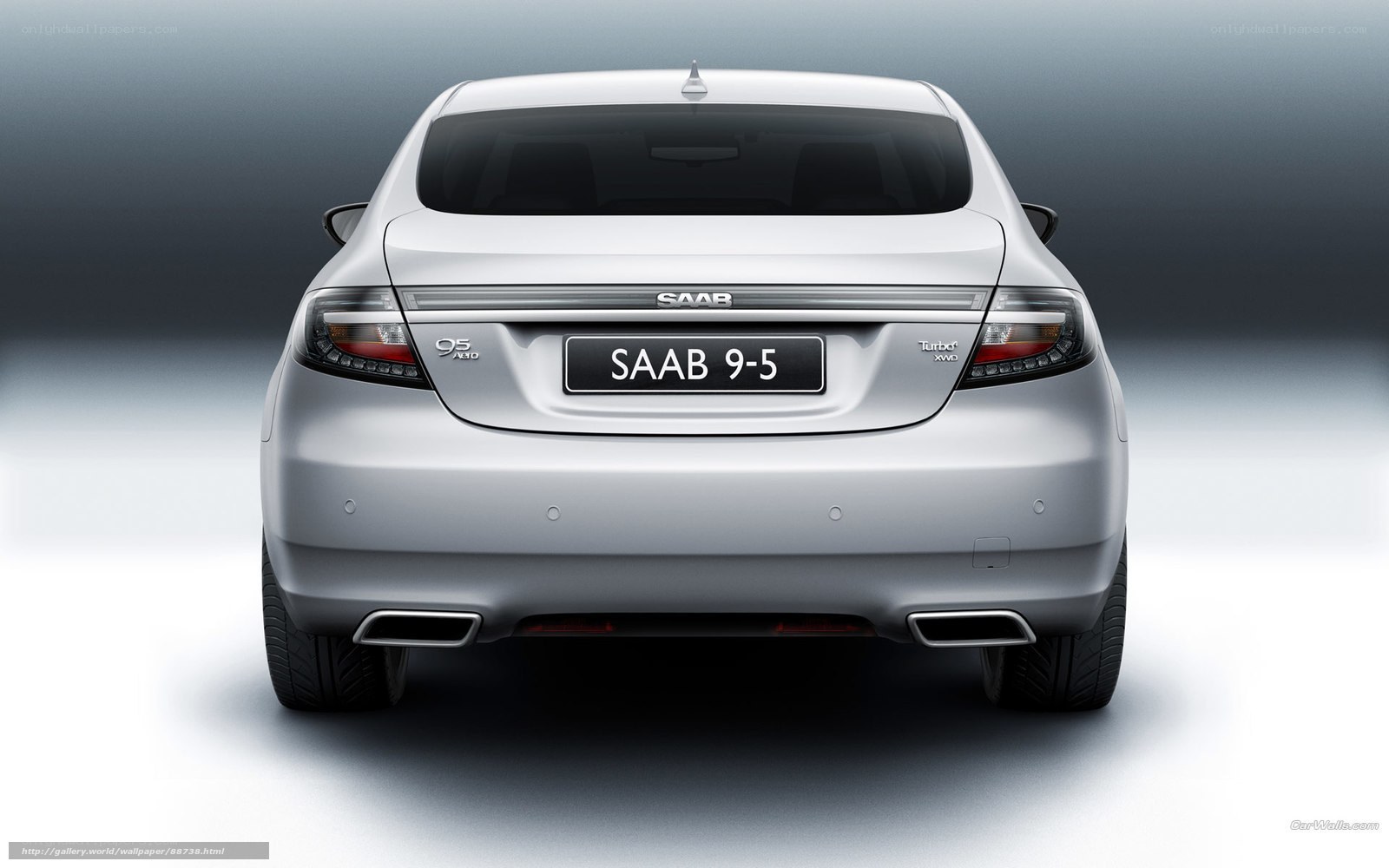 Saab 9-5 rear view